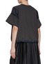 Back View - Click To Enlarge - SACAI - Satin Cotton Jersey T-Shirt