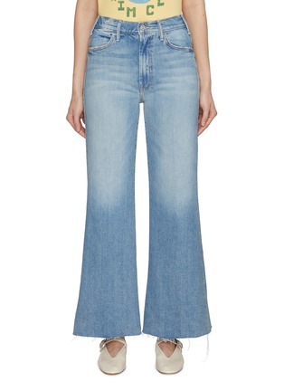 Main View - Click To Enlarge - MOTHER - Lil Hustler Frayed Light Wash Jeans