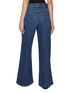 Back View - Click To Enlarge - MOTHER - Lil Ditcher Roller Sneak Flared Leg Jeans