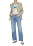 Figure View - Click To Enlarge - MOTHER - The Dodger Flood Light Wash Jeans