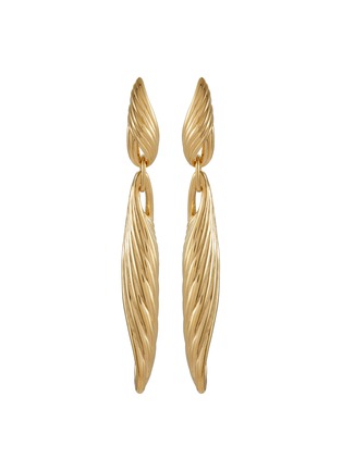 Main View - Click To Enlarge - MISSOMA - Wavy Ridge Double Drop Earrings