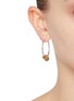 Figure View - Click To Enlarge - MISSOMA - Abacus Beaded Medium Charm Hoop Earrings