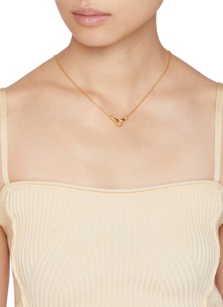 Figure View - Click To Enlarge - MISSOMA - x Harris Reed Good Hands 18K Gold Plated Brass Necklace
