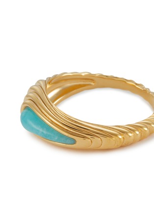 Detail View - Click To Enlarge - MISSOMA - Wavy Ridge Amazonite Stacking Ring