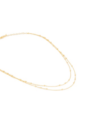 Detail View - Click To Enlarge - MISSOMA - 18K Gold Double Chain Necklace
