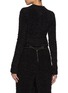 Back View - Click To Enlarge - BALENCIAGA - Cropped Tweed Bouclé Jacket