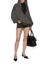 Figure View - Click To Enlarge - BALENCIAGA - Raw Edge Denim Shorts