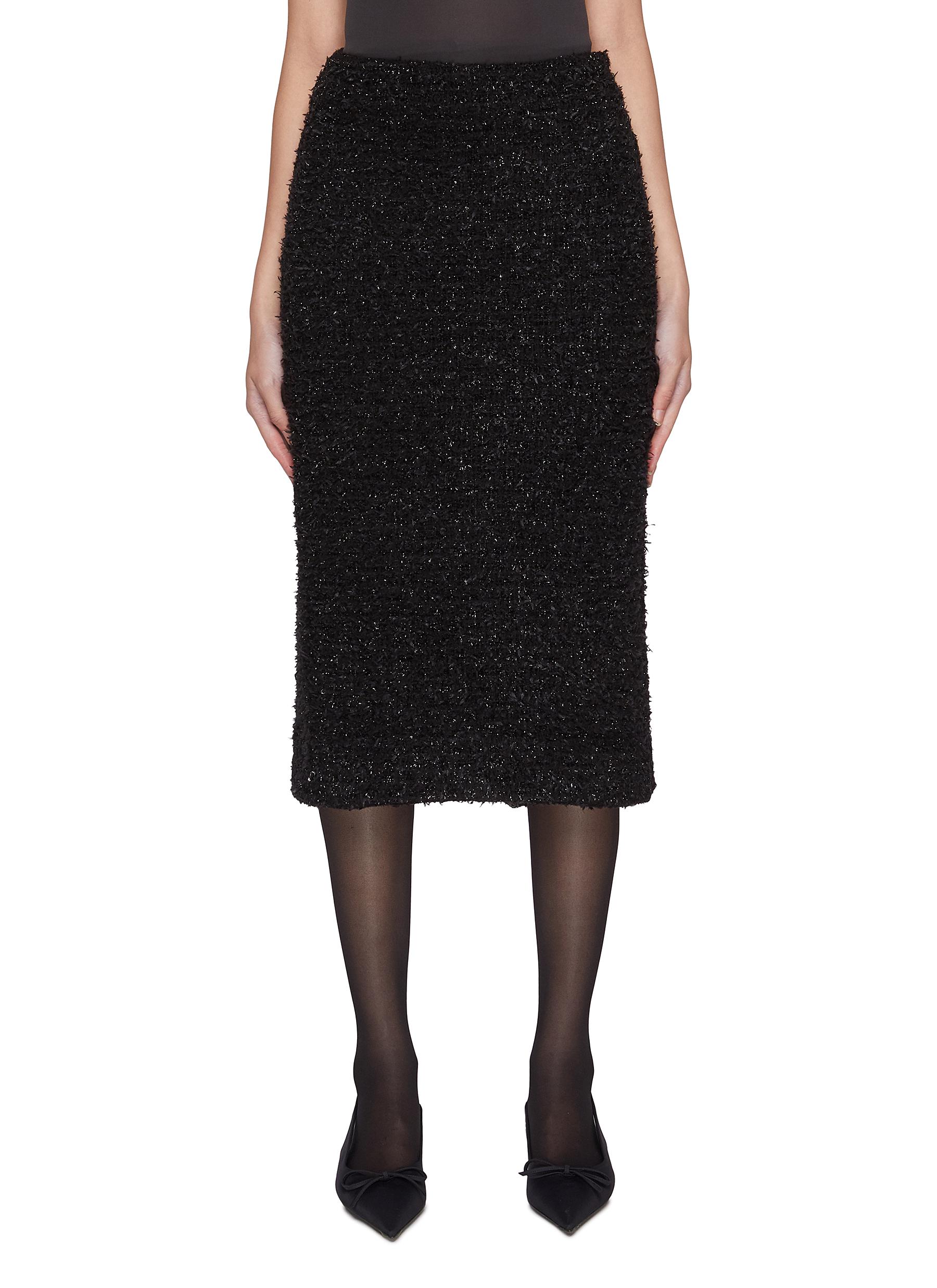 BALENCIAGA | Tweed Bouclé Pencil Skirt | Women | Lane Crawford
