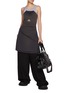 Figure View - Click To Enlarge - BALENCIAGA - Unity Patched Apron Cotton Tank Top