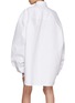 Back View - Click To Enlarge - BALENCIAGA - Oversized Cotton Poplin Shirt