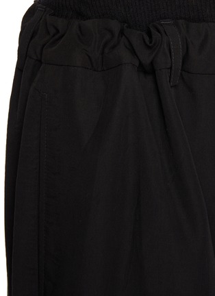  - BALENCIAGA - Wide Leg Fluid Poplin Trousers