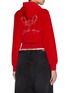 Back View - Click To Enlarge - BALENCIAGA - BB Crown Hotfix Cotton Velvet Track Jacket