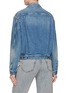 Back View - Click To Enlarge - MAISON MARGIELA - Pleated Denim Jacket