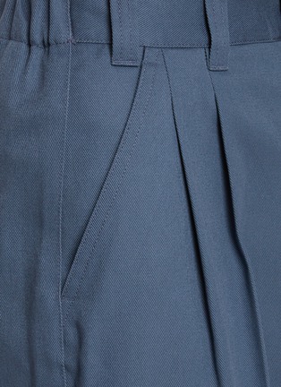  - MAISON MARGIELA - Pleated Cotton Blend Trousers