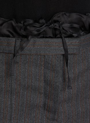  - MAISON MARGIELA - Sheer Layered Wool Silk Skirt Shorts