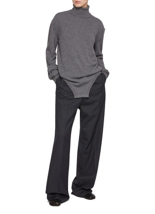 Figure View - Click To Enlarge - MAISON MARGIELA - Turtleneck Wool Cashmere Body Sweater