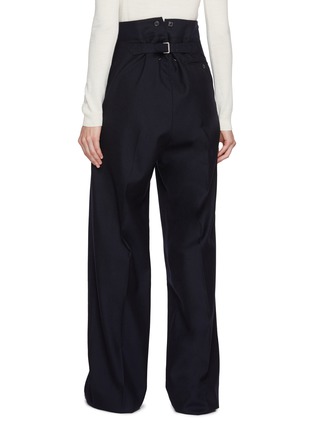 Back View - Click To Enlarge - MAISON MARGIELA - Barathea Tailored Wool pants