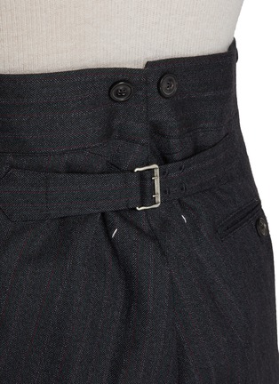  - MAISON MARGIELA - Striped Cavalry Wool Pants