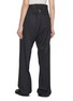 Back View - Click To Enlarge - MAISON MARGIELA - Striped Cavalry Wool Pants