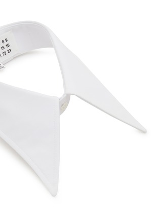 Detail View - Click To Enlarge - MAISON MARGIELA - Cotton Shirt Collar