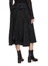 Back View - Click To Enlarge - MAISON MARGIELA - Taffeta Convertible Midi Skirt