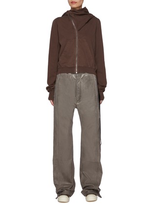 Main View - Click To Enlarge - RICK OWENS DRKSHDW - Jersey Mountain Cotton Hoodie