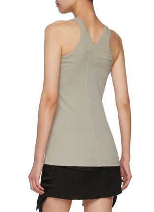 Back View - Click To Enlarge - RICK OWENS DRKSHDW - Ziggy Banana Cotton Tank Top