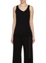 Main View - Click To Enlarge - RICK OWENS DRKSHDW - Ziggy Banana Cotton Tank Top