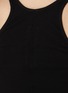  - RICK OWENS DRKSHDW - Raw Hem Cropped Cotton Tank Top