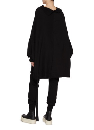 Back View - Click To Enlarge - RICK OWENS DRKSHDW - Shroud Slouchy Cotton Sweater