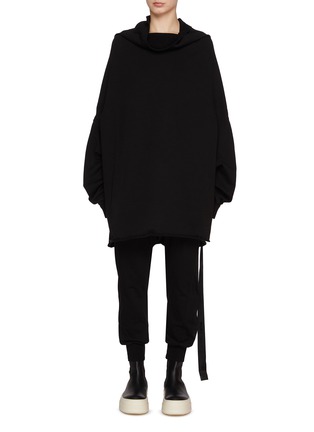 Main View - Click To Enlarge - RICK OWENS DRKSHDW - Shroud Slouchy Cotton Sweater