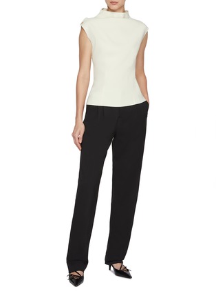 Figure View - Click To Enlarge - ARMARIUM - Mock Neck Sleeveless Top