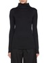 Main View - Click To Enlarge - ARMARIUM - Turtleneck Slouch Neck Wool Top