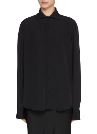 Main View - Click To Enlarge - ARMARIUM - Igor Relaxed Silk Shirt