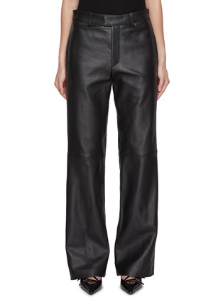 Main View - Click To Enlarge - ARMARIUM - Tito Straight Leg Leather Pants