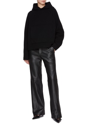 Figure View - Click To Enlarge - ARMARIUM - Tito Straight Leg Leather Pants