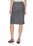 Back View - Click To Enlarge - ARMARIUM - Daria Slit Wool Skirt