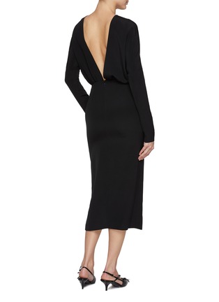 Figure View - Click To Enlarge - ARMARIUM - Diana Silk Cady Midi Dress