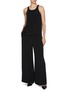 Figure View - Click To Enlarge - ARMARIUM - Kay Essentials Silk Crepe Pants