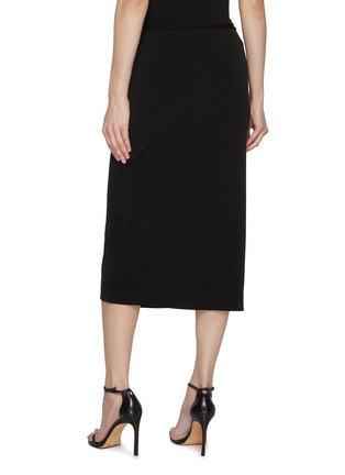 Back View - Click To Enlarge - VINCE - Tie Wrap Midi Skirt