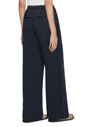 Back View - Click To Enlarge - VINCE - Side Stripe Wide Leg Trousers