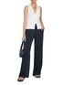 Figure View - Click To Enlarge - VINCE - Side Stripe Wide Leg Trousers