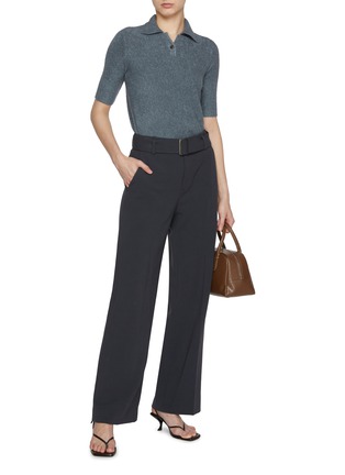 Figure View - Click To Enlarge - VINCE - Soft Bouclé Polo Sweater