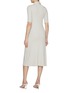 Back View - Click To Enlarge - VINCE - Ribbed Cotton Blend Midi Dress