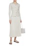 Figure View - Click To Enlarge - VINCE - Draped Pleated Skirt