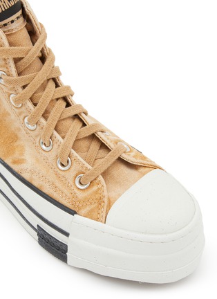 Detail View - Click To Enlarge - RICK OWENS DRKSHDW - X Converse DBL DRKSTAR Overdyed High Top Sneakers