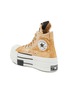  - RICK OWENS DRKSHDW - X Converse DBL DRKSTAR Overdyed High Top Sneakers