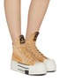 Figure View - Click To Enlarge - RICK OWENS DRKSHDW - X Converse DBL DRKSTAR Overdyed High Top Sneakers