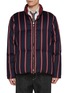 Main View - Click To Enlarge - THOM BROWNE - 4 Bar Reversible Wool Down Jacket