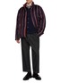 Figure View - Click To Enlarge - THOM BROWNE - 4 Bar Reversible Wool Down Jacket